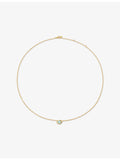 Monica Vinader aquamarine necklace 18ct yellow-gold vermeil, imported from the UK