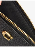 Coach mini leather card holder with zip, UK version