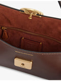 Coach Jet leather shoulder bag with flap-over front (British brand)