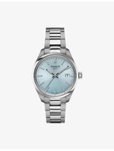 selfridges Tissot PR 100 34mm Stainless Steel Quartz Watch- Buy online at McGrocer