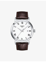 selfridges Tissot Classic Dream Stainless-Steel and Leather Quartz Watch 42mm- Buy online at McGrocer