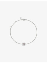 selfridges Monica Vinader June Birthstone Moonstone Sterling-Silver Bracelet 16.3cm-19.3cm- Buy online at McGrocer