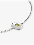 Monica Vinader peridot sterling silver bracelet, imported from the UK