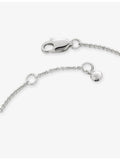 Monica Vinader sterling silver pink tourmaline birthstone bracelet, British brand