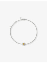 selfridges Monica Vinader November Birthstone Citrine Sterling Silver Bracelet- Buy online at McGrocer