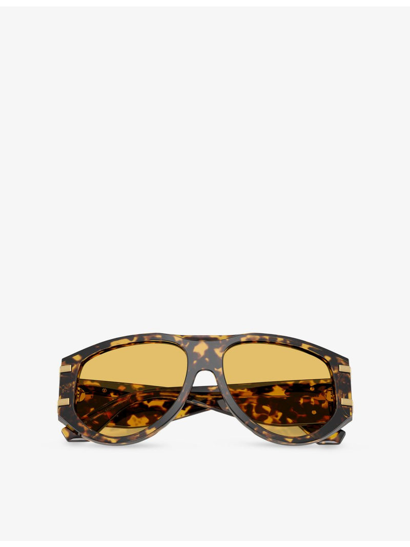 Dolce & Gabbana DG4499 pilot sunglasses in tortoiseshell acetate - British product