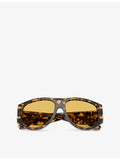 Dolce & Gabbana DG4499 pilot sunglasses in tortoiseshell acetate - British product