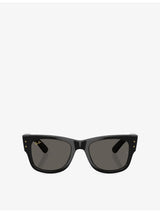 selfridges Ray-Ban Mega Wayfarer Square-Frame Propionate Sunglasses- Buy online at McGrocer