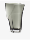 Serax transparent Dunk glass vase 33.5cm, imported from the UK