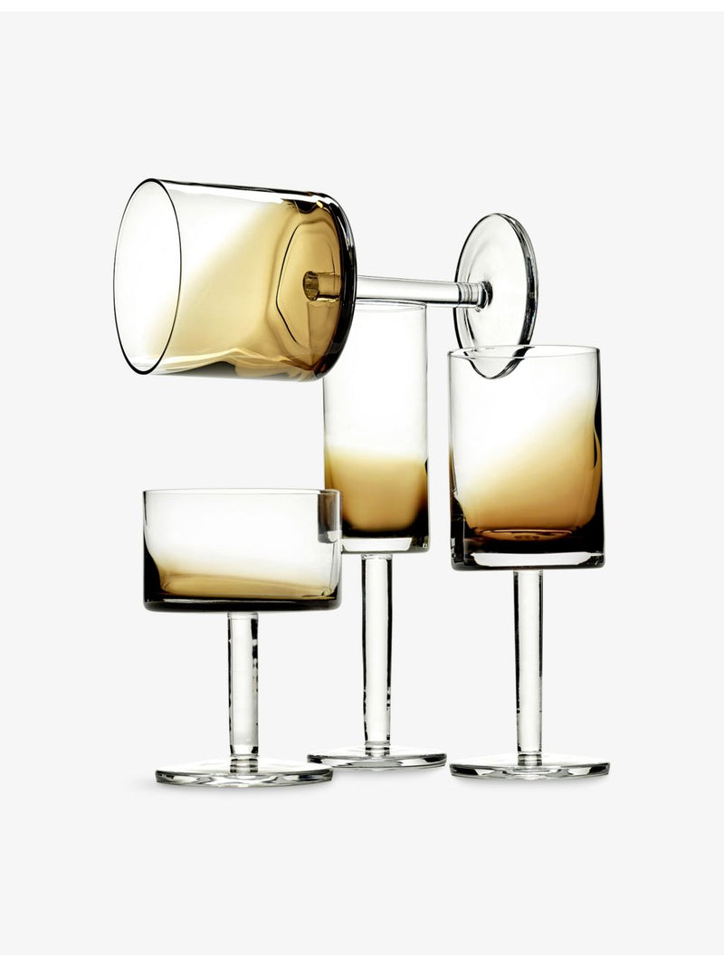 Serax Zuma white wine glasses set of four, 26cl - British product