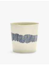 selfridges Serax Yotam Ottolenghi Feast Striped Stoneware Coffee Cup 7.5cm- Buy online at McGrocer