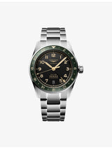 selfridges Longines Spirit Zulu Time Stainless Steel Automatic Watch 39mm- Buy online at McGrocer