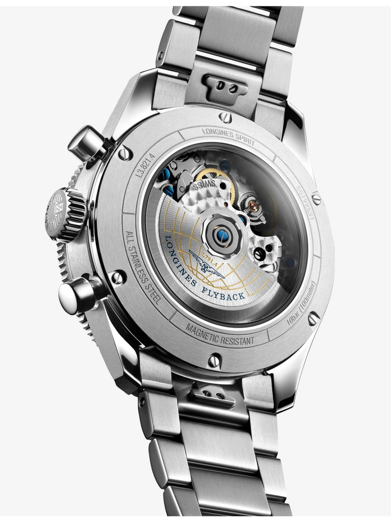 Longines chronograph watch Spirit Flyback 42mm, imported from the UK