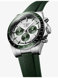 Longines Conquest Chronograph automatic watch, 42mm, stainless-steel and rubber - British product