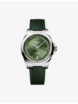 selfridges Longines Conquest Stainless-Steel and Rubber Automatic Watch 38mm- Buy online at McGrocer
