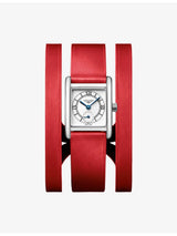 selfridges Longines Mini DolceVita Double Strap Stainless-Steel and Leather Quartz Watch- Buy online at McGrocer