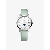 selfridges Longines Elegant Collection Moonphase Stainless-Steel Quartz Watch- Buy online at McGrocer
