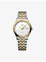 selfridges Longines Flagship Yellow PVD Coated Stainless Steel 0.034ct Diamond Automatic Watch 30mm- Buy online at McGrocer