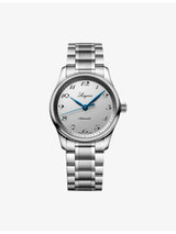 selfridges Longines Master Collection Blue Hands Stainless Steel Automatic Watch- Buy online at McGrocer