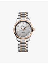 selfridges Longines Master Collection 34mm Rose-Gold and Stainless-Steel Automatic Watch- Buy online at McGrocer
