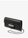 Jimmy Choo Bing leather wallet-on-chain, imported from the UK