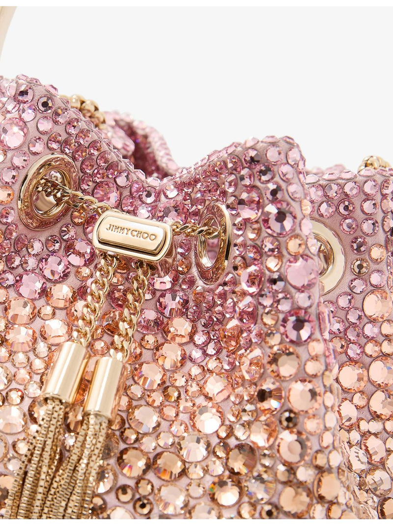 Jimmy Choo Bon Bon satin top-handle bag, UK version