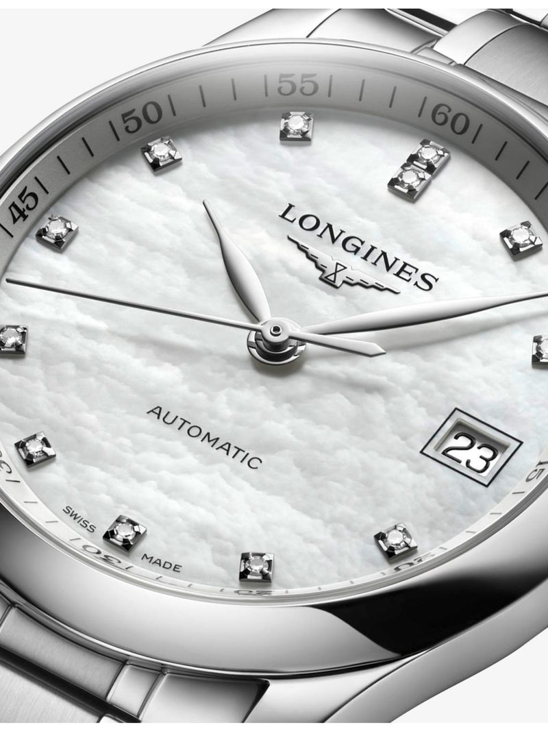 Longines Master Collection diamond automatic watch 34mm, imported from the UK