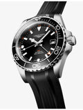 Longines HydroConquest GMT automatic watch 41mm, UK version