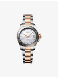 Longines diamond quartz watch 32mm rose PVD, imported from the UK