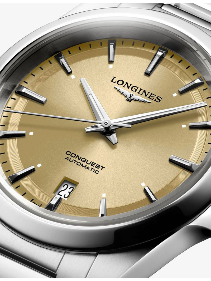 Longines Conquest automatic watch 38mm stainless steel - British product