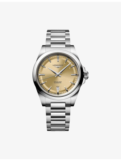 selfridges Longines Conquest 38mm Stainless Steel Automatic Watch- Buy online at McGrocer