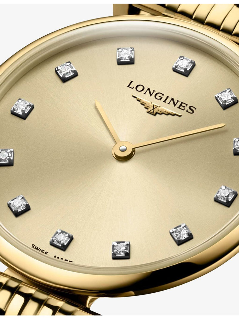Longines yellow PVD diamond watch 24mm - British product