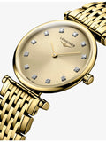 Longines yellow PVD diamond watch 24mm - British product