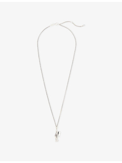 selfridges Serge DeNimes Pioneer Astronaut Sterling Silver Pendant Necklace- Buy online at McGrocer