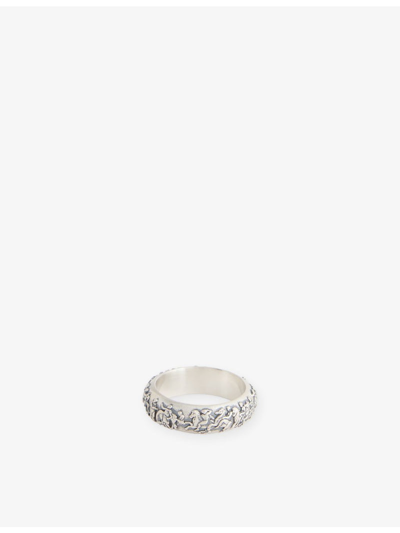 Serge Denimes Frieze 925 sterling silver ring, UK version