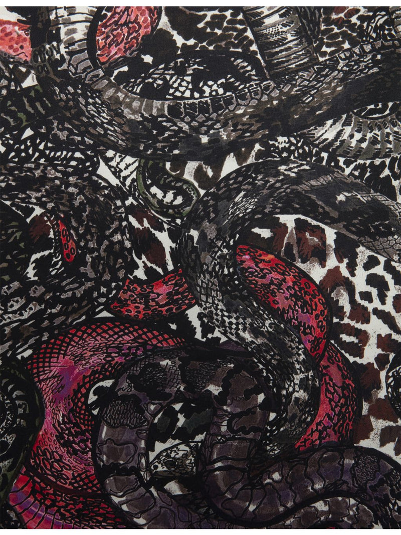 Zadig Voltaire snake-print scarf 85cm - British product