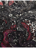 Zadig Voltaire snake-print scarf 85cm - British product