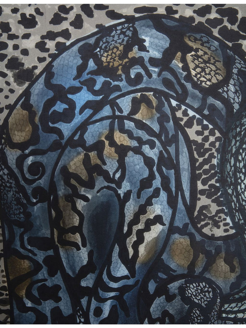 Zadig & Voltaire Billie snake-print viscose silk scarf (British brand)