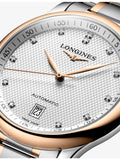 Longines Master Collection rose gold watch with diamond-set dial, UK version