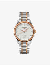 selfridges Longines Master Collection 18ct Rose-Gold, Stainless-Steel And 0.055ct Diamond Automatic Watch- Buy online at McGrocer