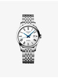 Longines Record 30mm stainless steel automatic watch, UK version