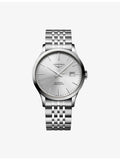 Longines stainless steel watch silver dial 40mm - British product