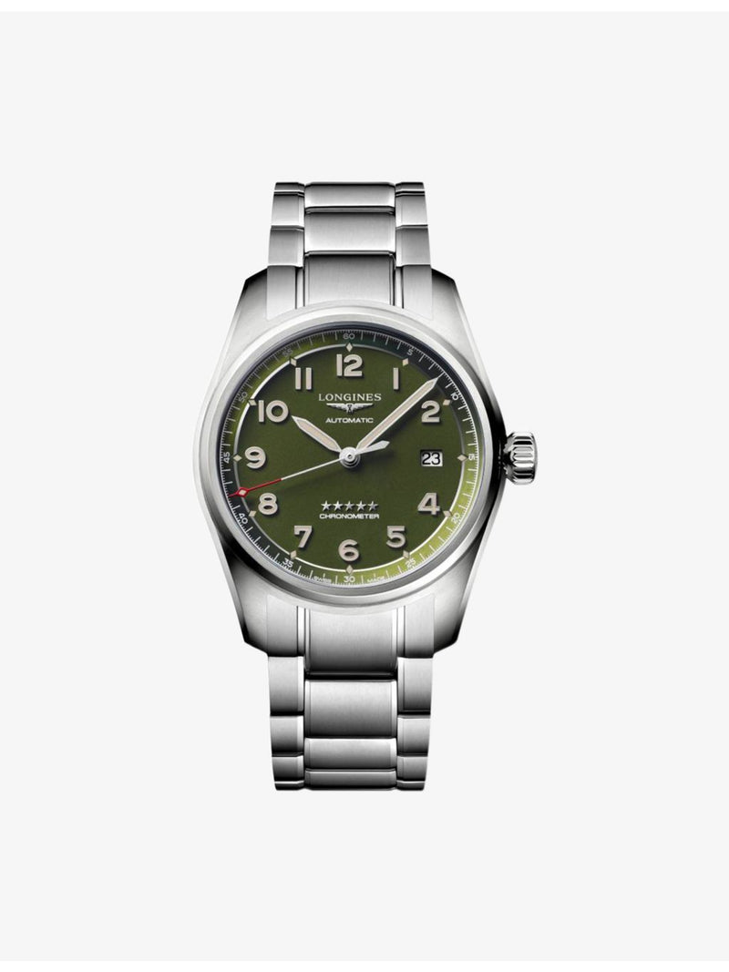 Longines Spirit stainless-steel automatic watch 40mm (British brand)