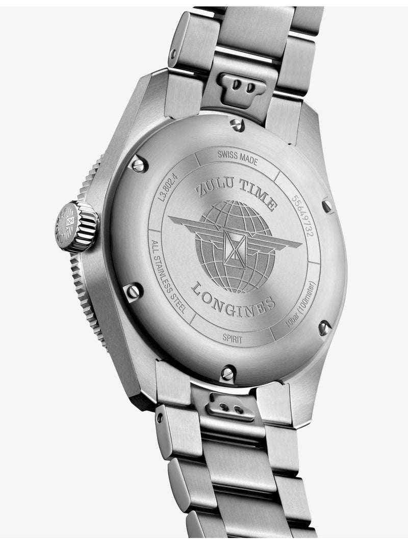 Longines Spirit Zulu Time ceramic bezel watch 39mm - British product