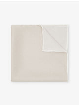 selfridges Reiss Liam Polka-Dot Silk Pocket Square- Buy online at McGrocer