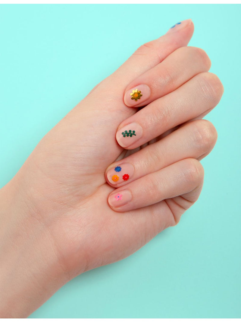 Omy flower nail art stickers 120-pack, imported from the UK