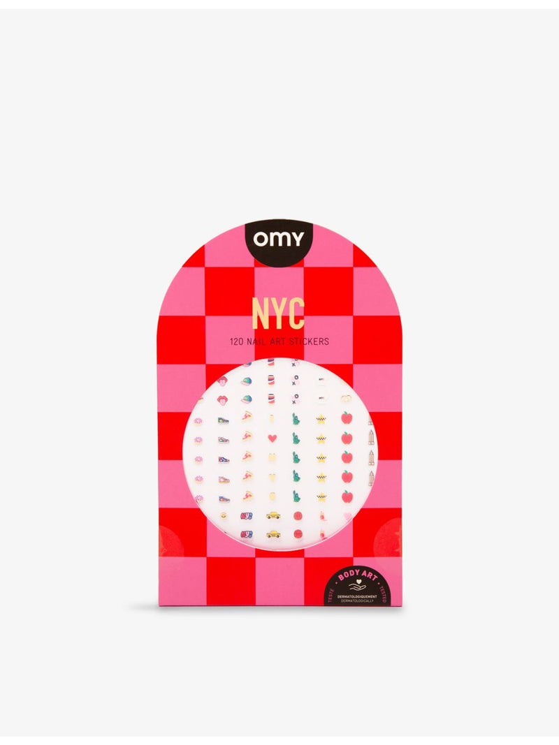 Omy nail stickers NYC theme pack of 120 (British brand)