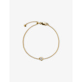 selfridges Monica Vinader Pear-Shaped 0.06ct Lab-Grown Diamond and 18ct Yellow-Gold Vermeil Chain Bracelet- Buy online at McGrocer
