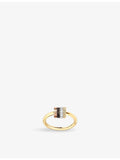 Boucheron Quatre Classique ring in 18ct gold with 0.18ct diamonds, UK version