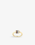 Boucheron Quatre Classique 18ct Tri-Colour Gold 0.18ct Diamond Ring
